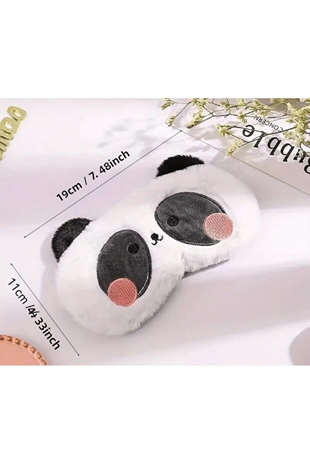 باندا للنوم على شكل عين من القطيفة - 2