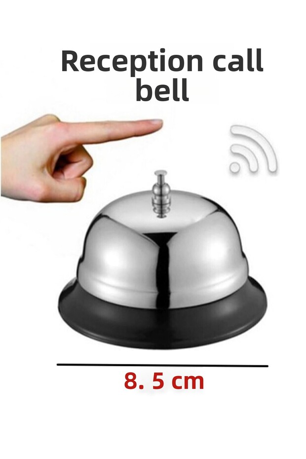 Hotel Reception Officer Call Bell - Restaurant Chef Bell - 8.5 Cm - 3