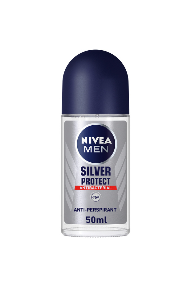 Men Antiperspirant Roll-on Silver Protect 50ml 48H Odour & Sweat Protection