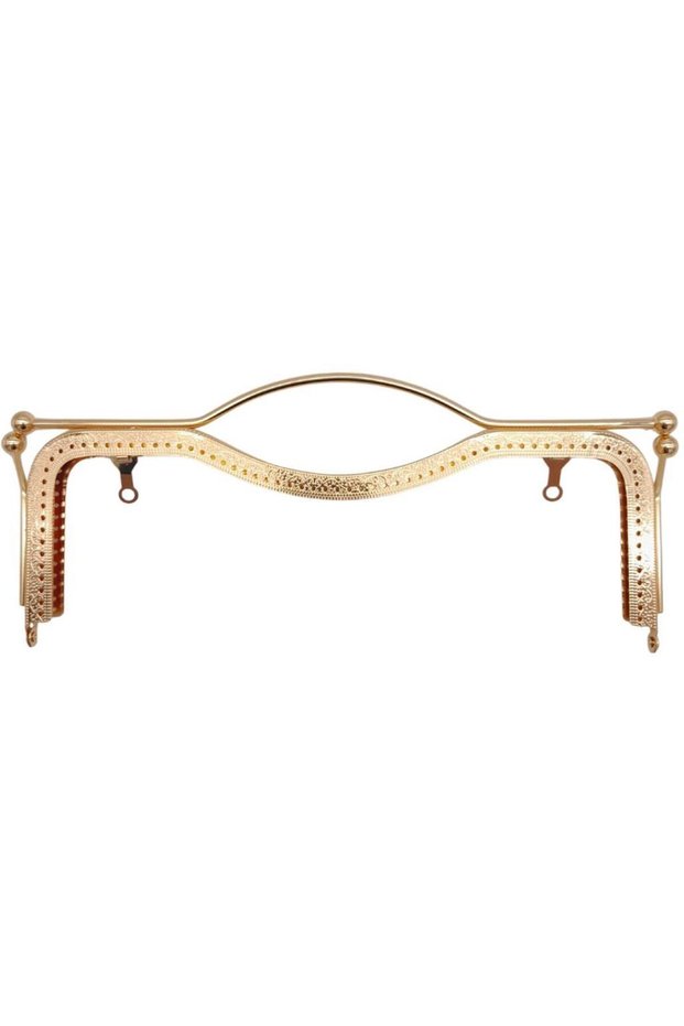 Angel Bag Accessory 27 cm Top Handle Bag Clip Purse Bursu Light Gold Metal