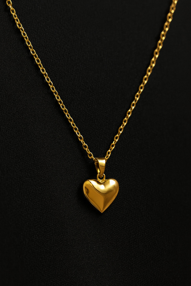 316L Balloon Heart Steel Stainless Pendant