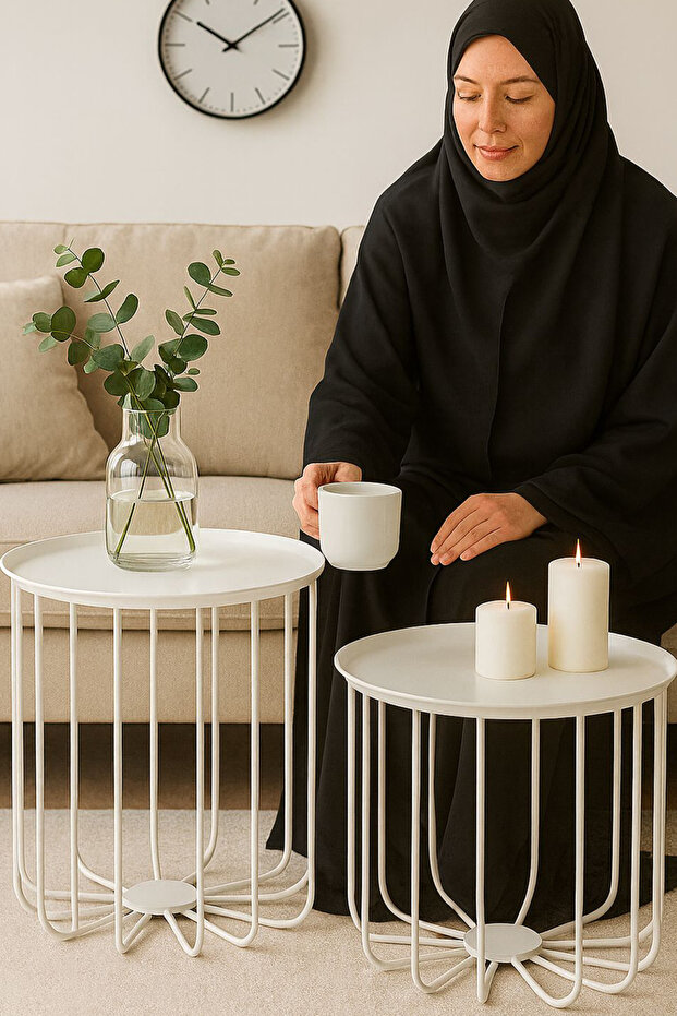 Versatile side coffee table set - 2