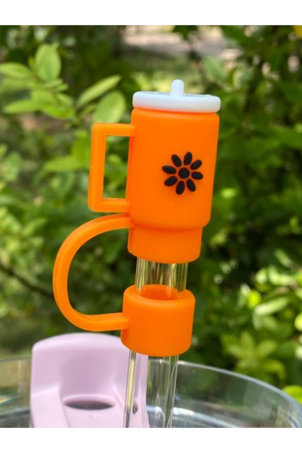 1Pc 10mm Stnly Quencher Compatible Pipette Cap Cover Shaped Pipette Head Silicone Cover for Dust