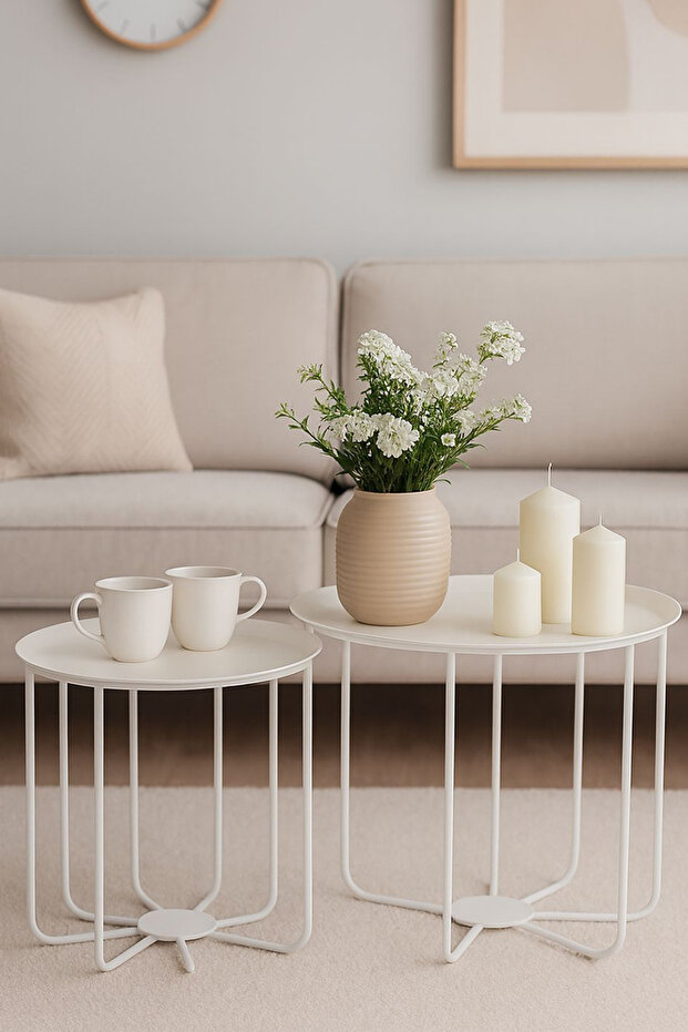 Versatile side coffee table set - 1