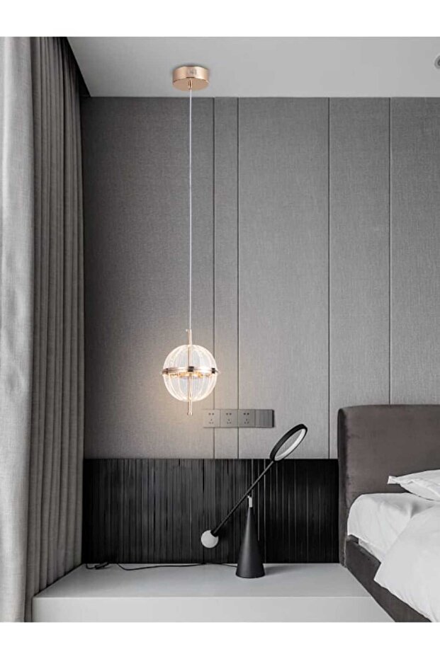 مصباح LED حديث 25 واط 6735-1 مع 3 أوضاع إضاءة، وطول قابل للتعديل 80 سم