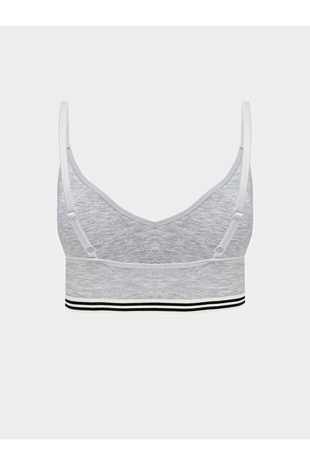 Sparkling Choices from Shining Store |   Striped Bustier Without Underwire - 2