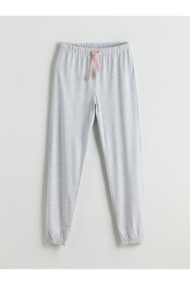 Shining Store'dan Işıltılı Seçimler | Bisiklet Yaka Nakışlı Kadın Pijama Takımı - 8