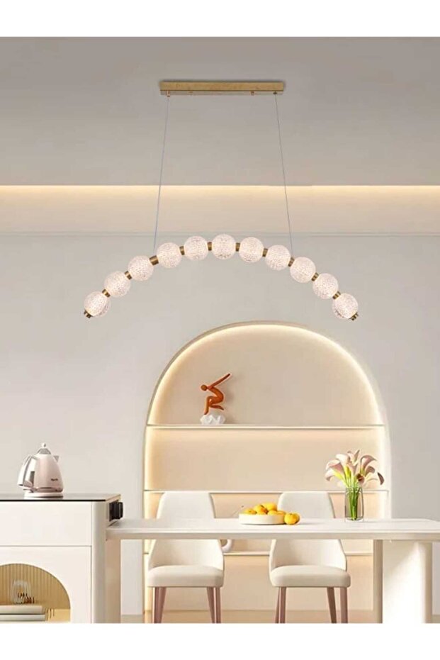 ثريا LED حديثة 6133 - 3 أوضاع إضاءة - إضاءة سقف زخرفية 42 واط - سلك بطول 100 سم