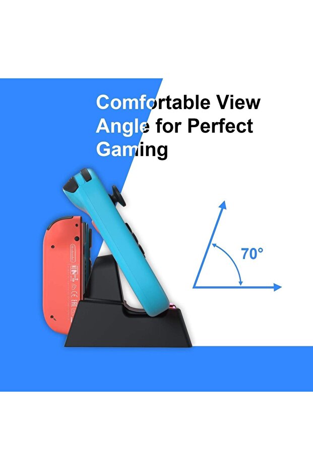 Charging Dock Compatible Nintendo Switch 9.4X7.8X7.3Cm Usb C Charging Stable Power Output Compact - 4