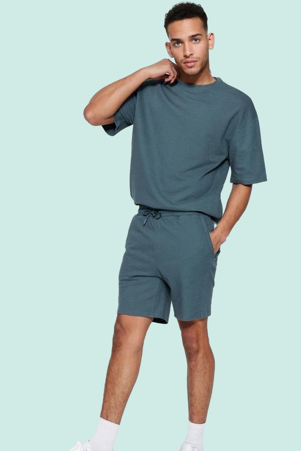 Men's Fashion Cotton Textured Jogger Shorts Casual Daily Summer Styles Where Weekend Style Meets