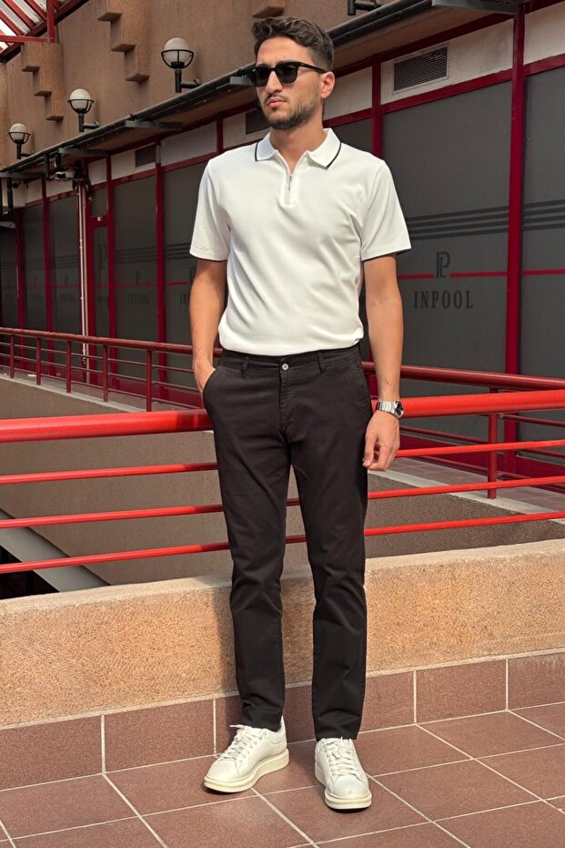 Men'S, Standard-Fit, Cotton, Stretch, Woven Fabric, Chino Pants 25Inp121
