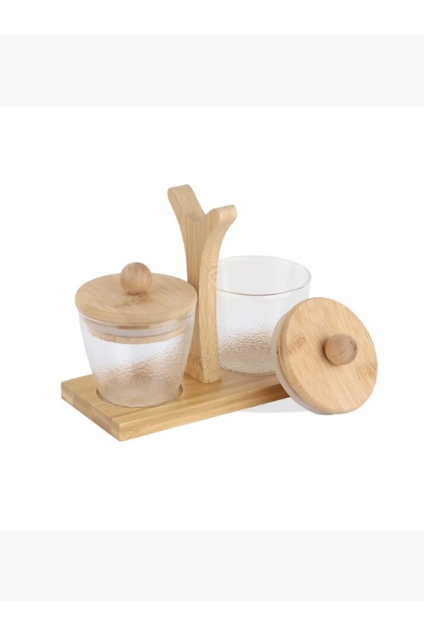 مجموعة صناديق التوابل - 2 حجرة - 2