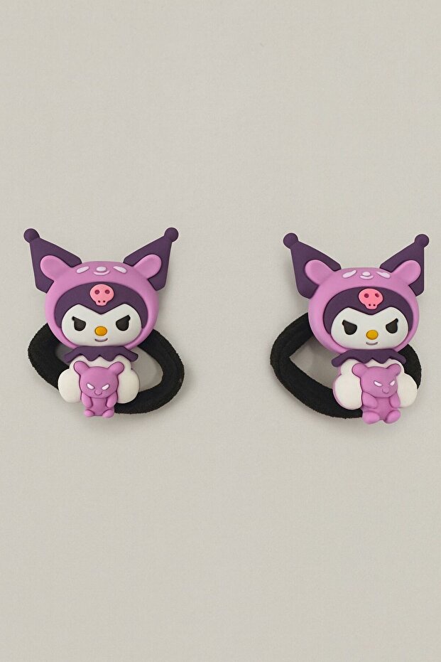 Kuromi Rubber Buckle 2 Pack
