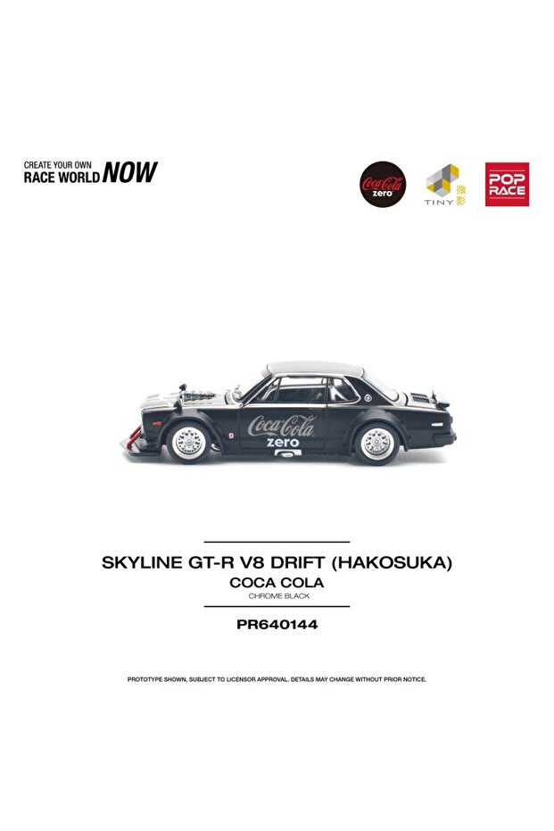 /64 Skyline Gt-R V8 Drift (Hakosuka) Coca Cola - 5