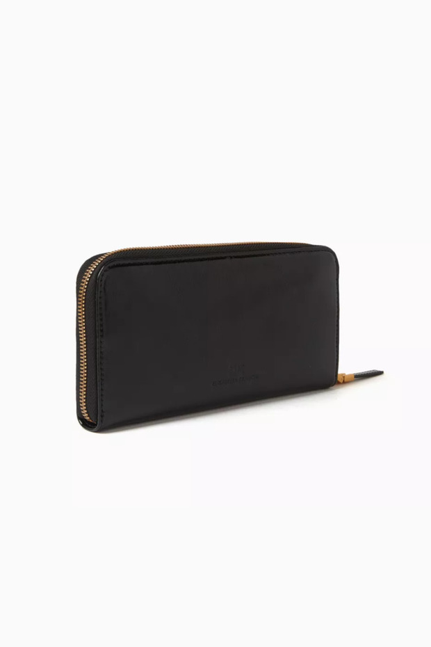 Deep Night Wallet, Eco Leather, Card Holder & Zippered Compartment