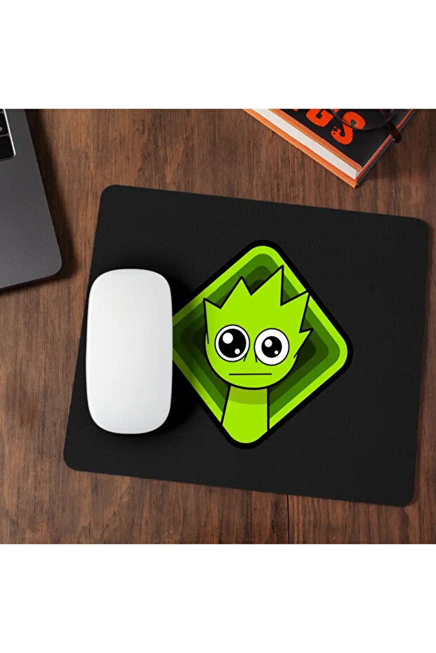 Mousepad Sprunki Lime Square - 1