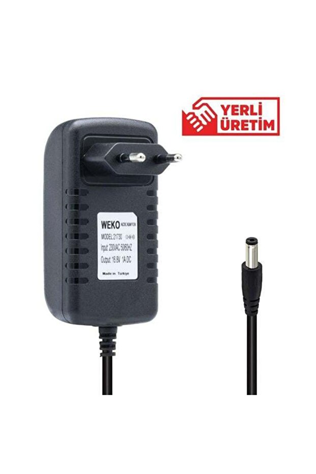 Weko 16.8 Volt Ledli Priz Tipi Şarj Adaptörü - 1