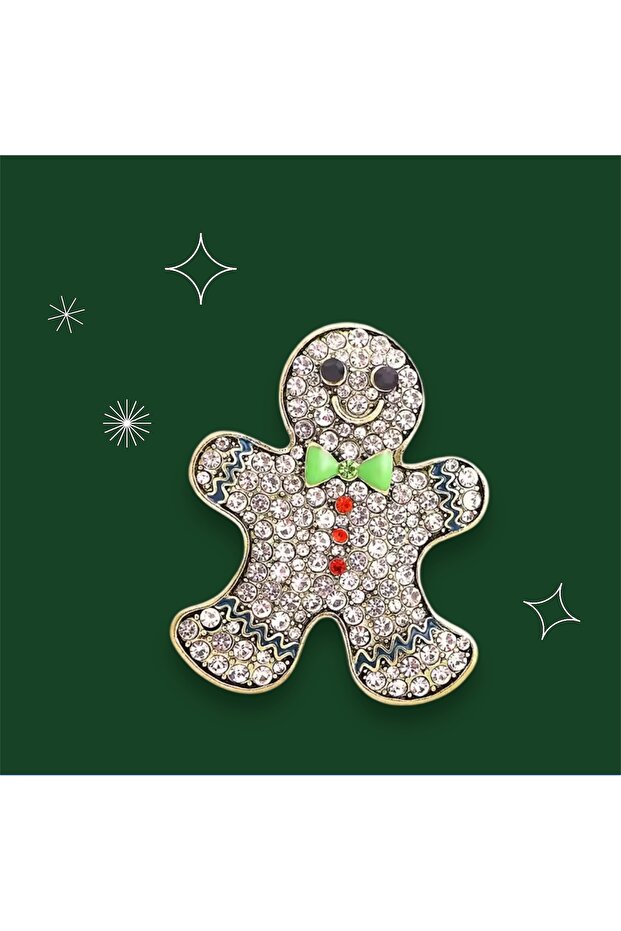 Design Gingerbread Broş - 1