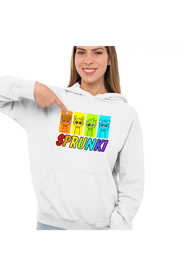 Дамски суитшърт Sprunki Music Notes - 3
