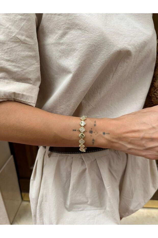Yonca gold bileklik - 2