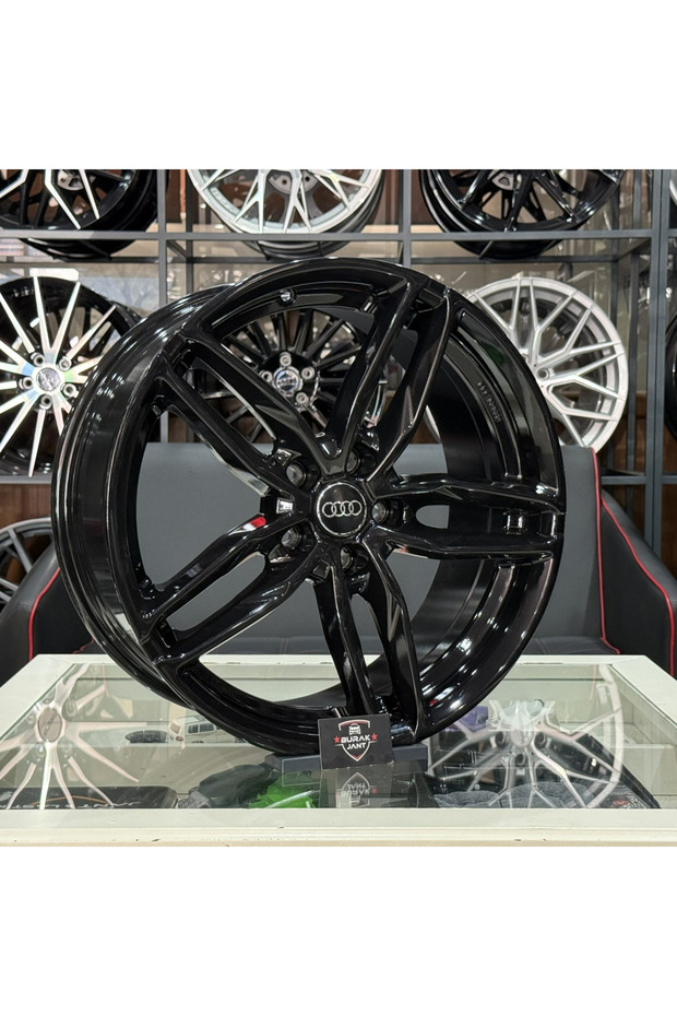 18 İNÇ 5X112 AUDİ RS6 A3 A4 A5 A6 PİANO BLACK JANT TAKIMI (4ADET) - 2