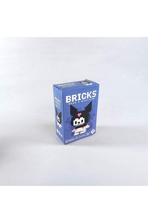Bricks Hello Kitty Kuromi Yap boz 3D Puzzle Mini Lego - 2