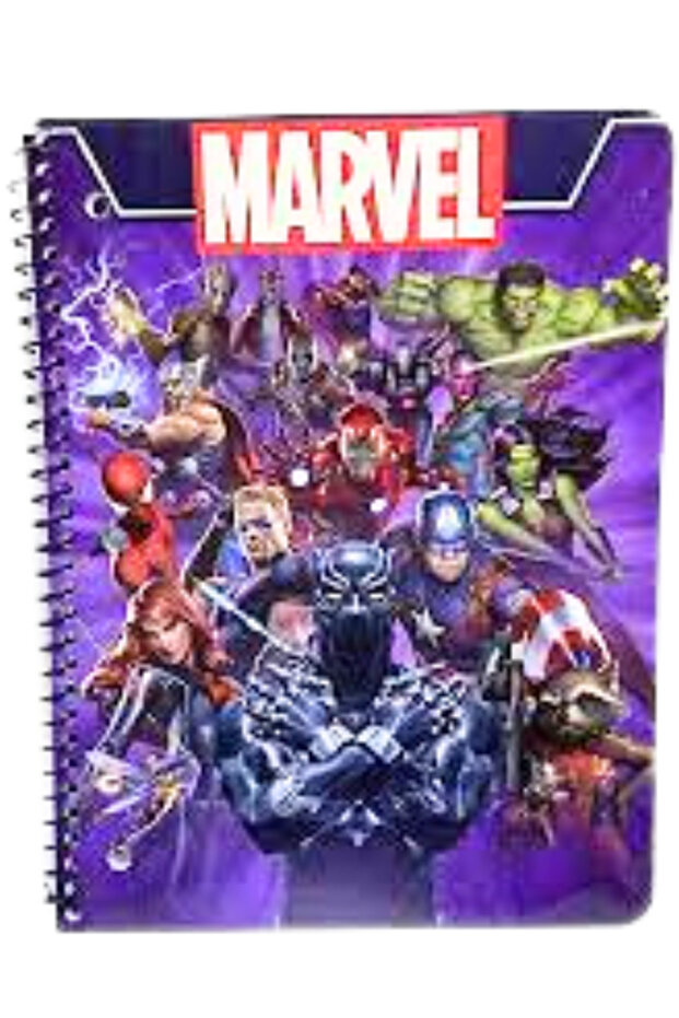 One Subject Spiral Notebook, 70 Wide Ruled Sheets (Assorted Design)