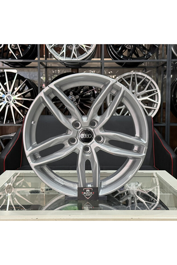 18 İNÇ 5X112 AUDİ RS6 A3 A4 A5 A6 SİLVER JANT TAKIMI (4ADET) - 1