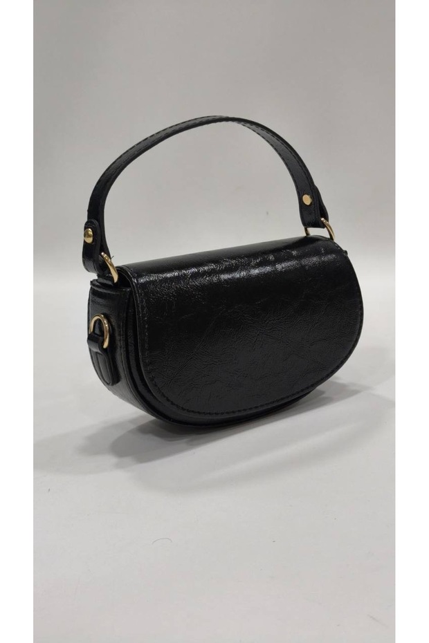 Oval Small Size Simple Cover Model Women's Shoulder Bag