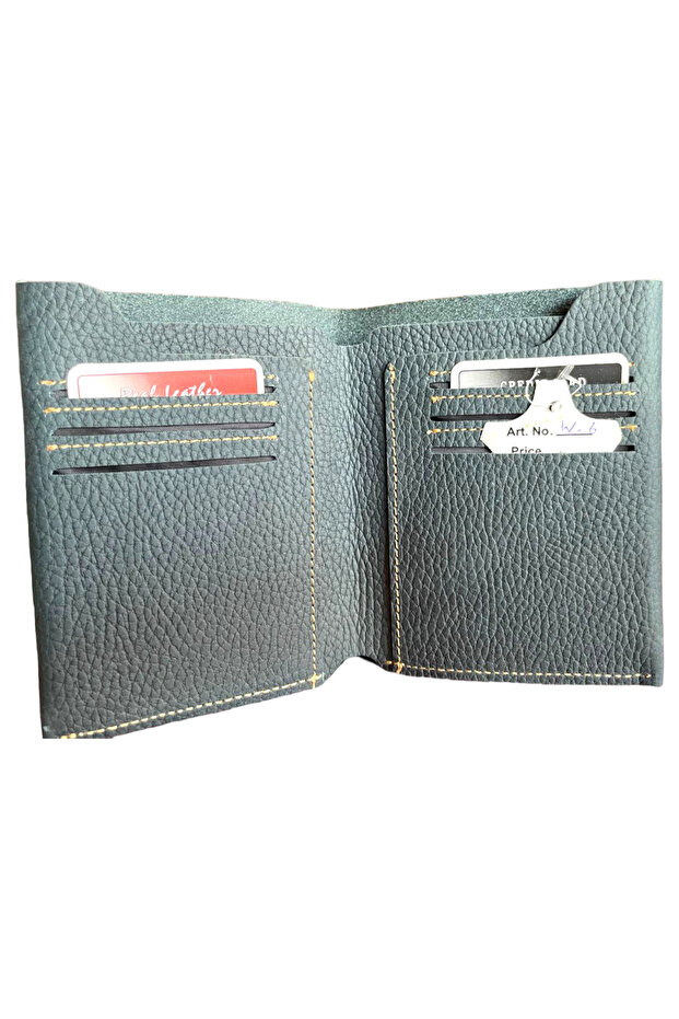 Men's Genuine Leather Bifold Wallet - Vintage Slim