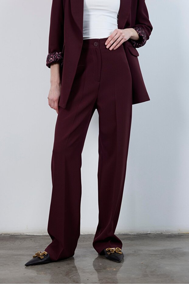 Kadın Palazzo Paça Pantolon - 4