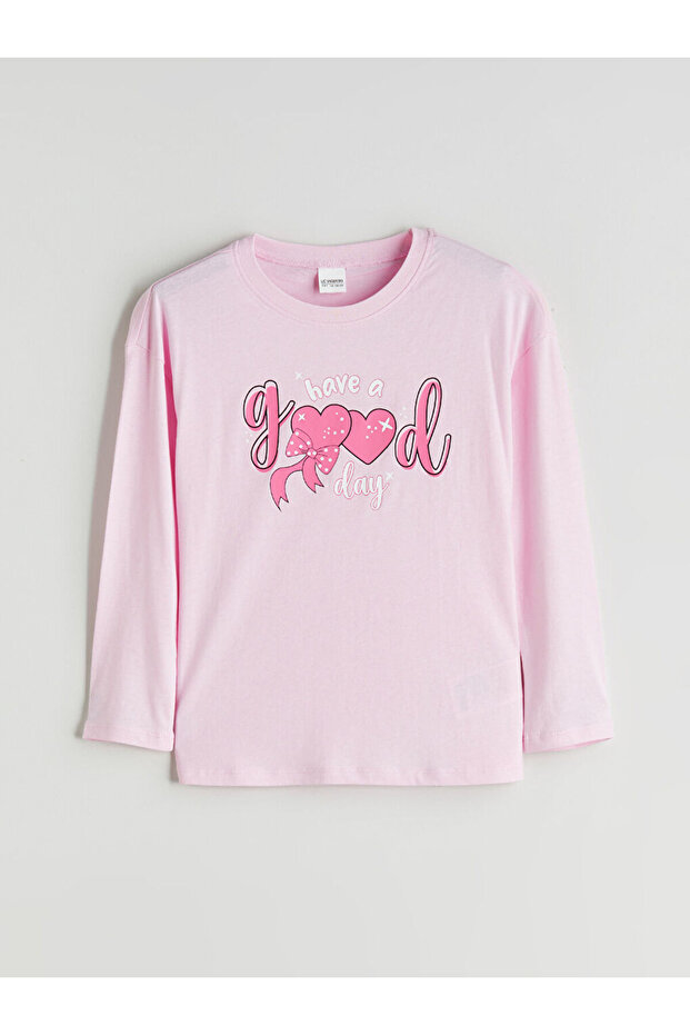 Bisiklet Yaka Kız Çocuk Pijama Takımı - 4