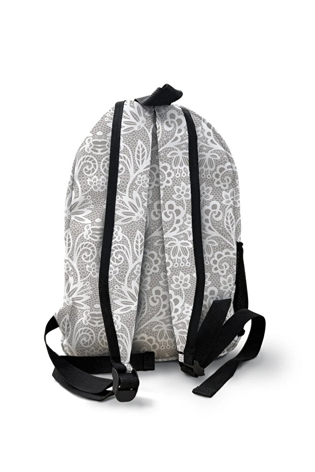 حقيبة مدرسية منقوشة بالدانتيل - 2