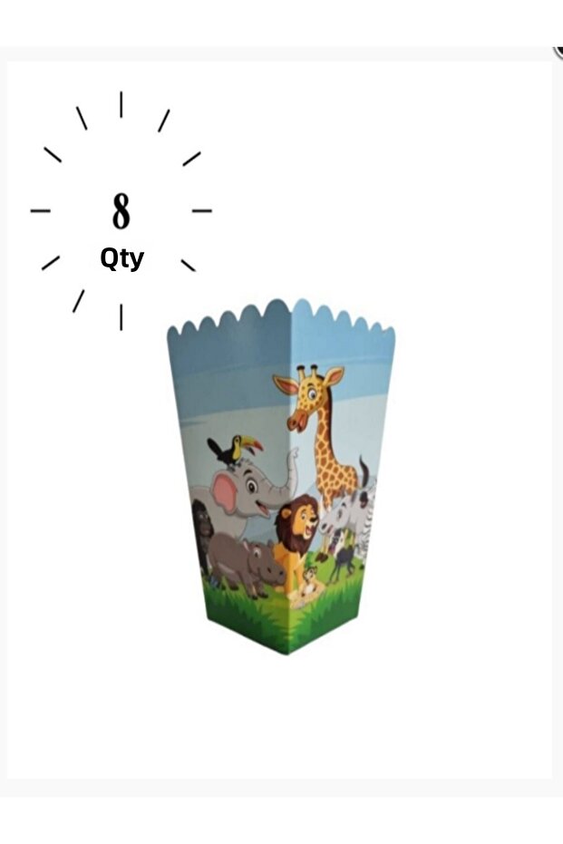 علبة ذرة سفاري 8 قطع