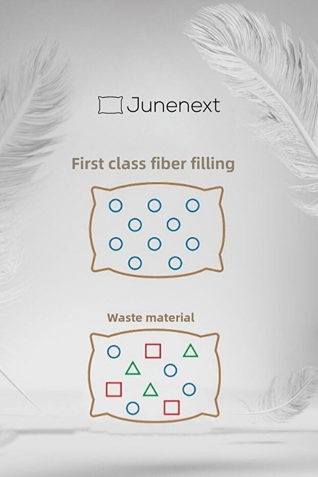 4-Piece Throw Pillow Case Inner Pillow 45x45 500 gr Fiber Throw Pillow Inner