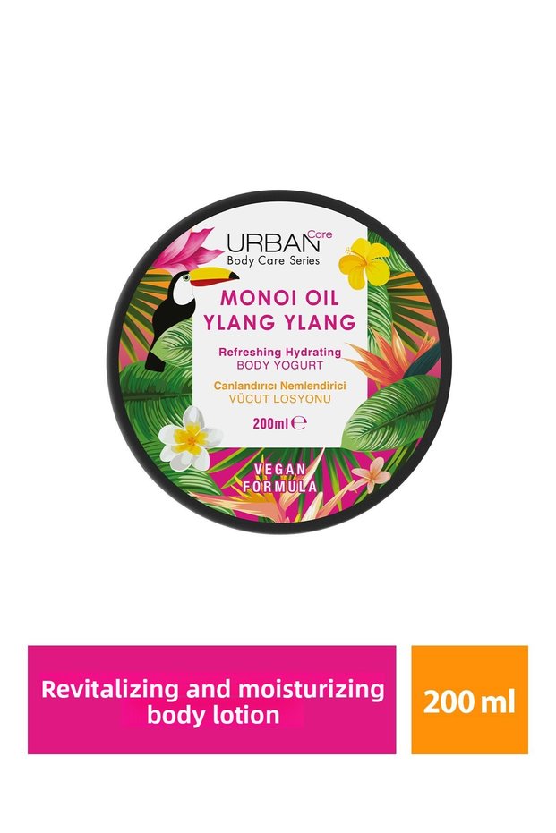 Monoi Oil & Ylang Ylang Revitalizing and Moisturizing Body Lotion 200 Ml-Vegan
