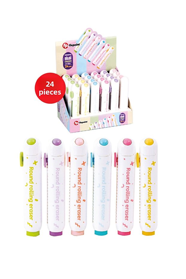 ممحاة دفع وسحب P-1031 24 قطعة - 1