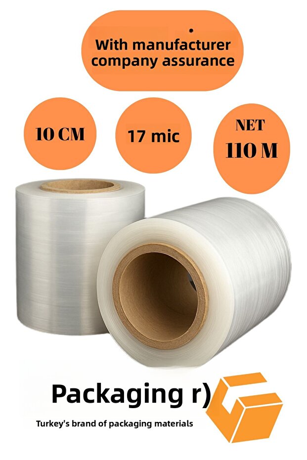 10 cm Stretch Film Plate Cup Wrapping Stretch Net 110m Moving Stretch Ultra Flexible Stretch