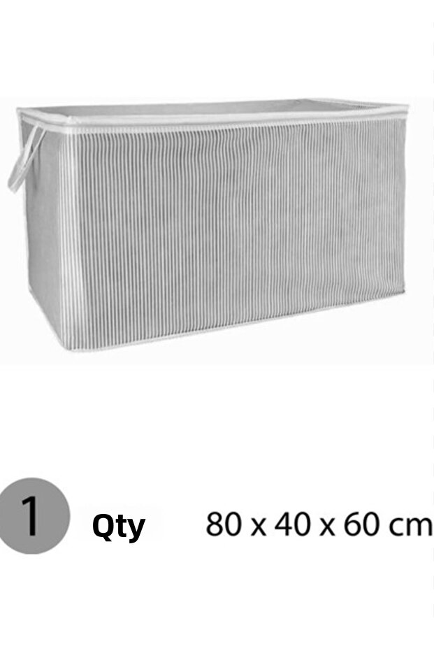1 Piece Mega Size Quilt Bag 80X40X60 cm Zippered Fabric Bag