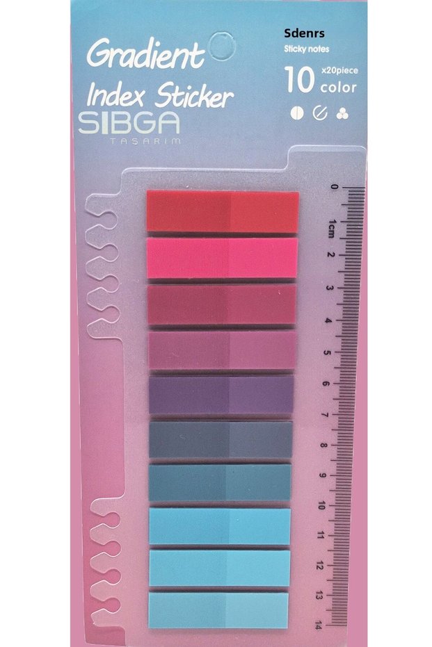 Transparent Colored Postit Post-it Post It.Bookmark Bookmark Postit Sticker Note Paper 200 Sheets