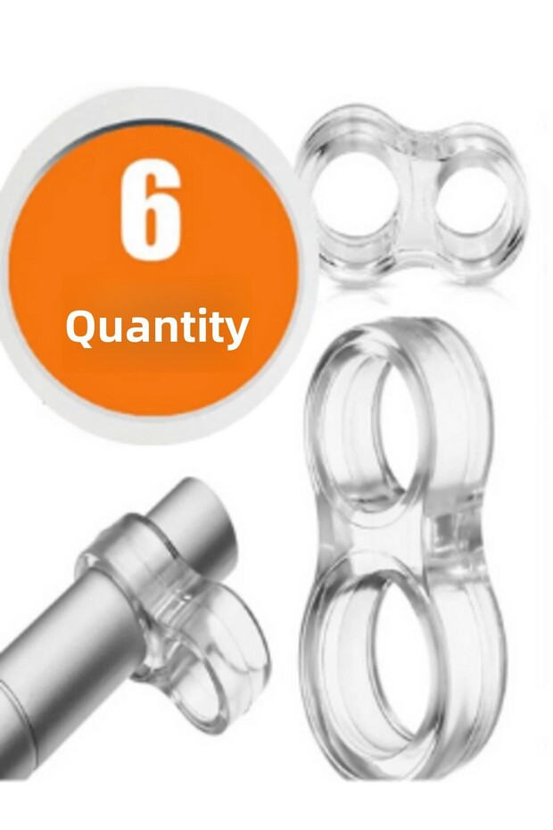 6Pcs Transparent Silicone Door Stopper Holder Window Handle Stopper Door Buffer
