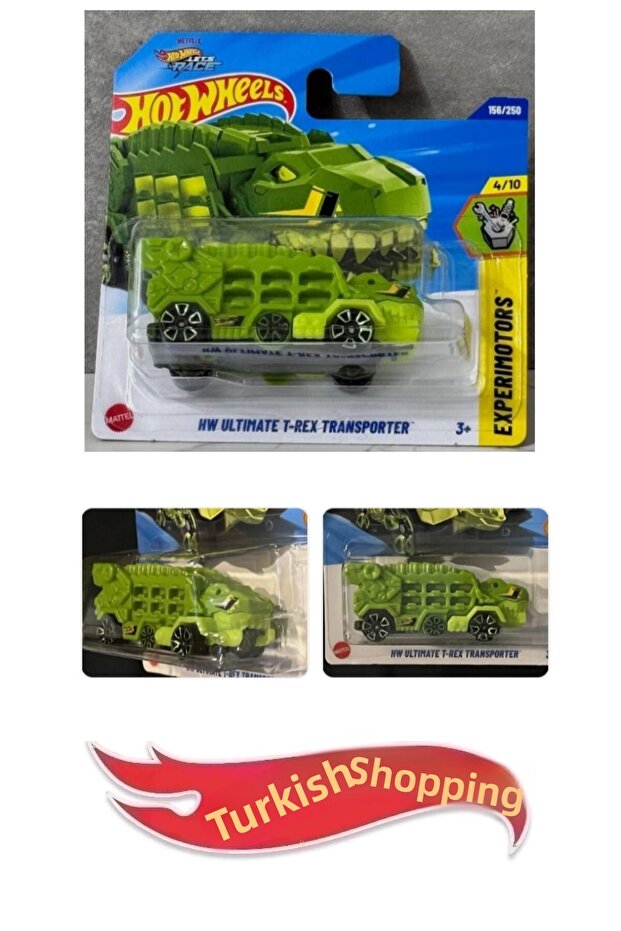 1:64 مقياس 2025 كيس Hw Ultimate T-rex Transporter