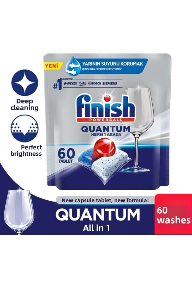 Quantum 60 Capsules Dishwasher Detergent Tablet