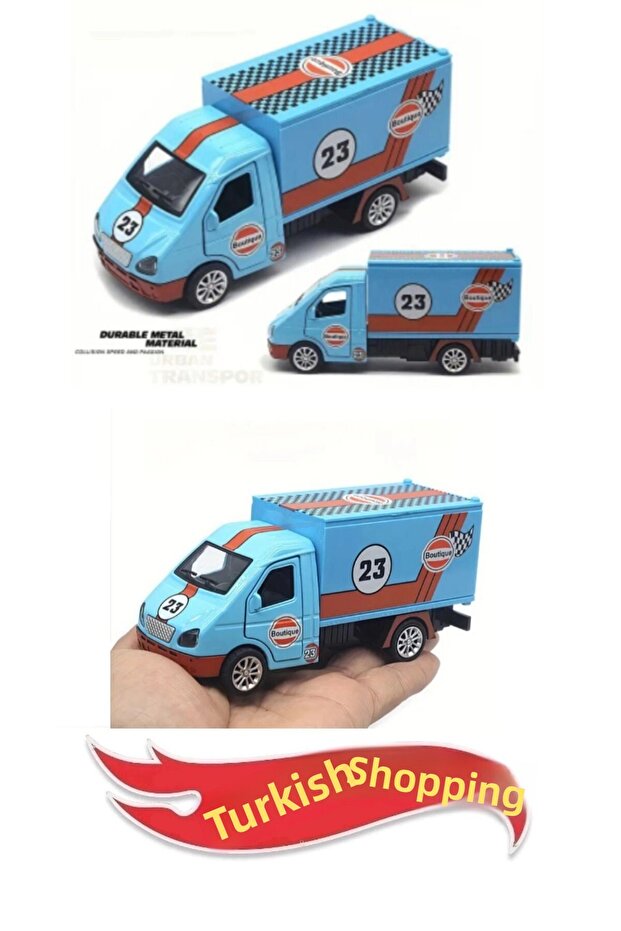 1:32 Die Metal Alloy Pull Drop Three Doors Open Closed Case Truck Pickup