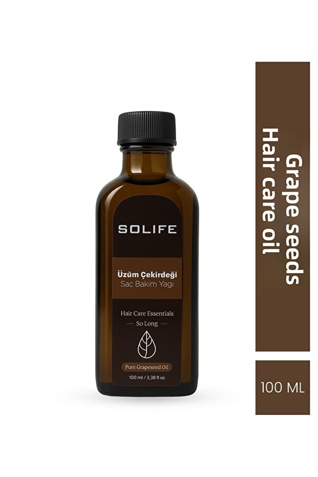 Grape Seed Hair Care Oil 100 ml with Hair Growth Effect