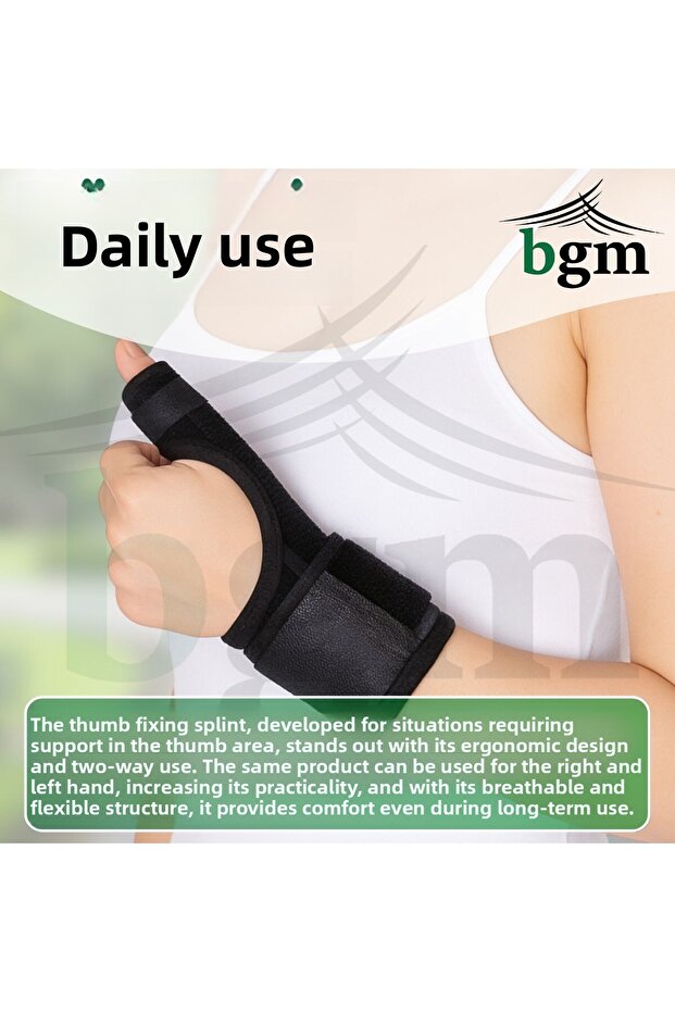 Black Thumb Splint Support Splint Black Dequervain Detection Splint - 6
