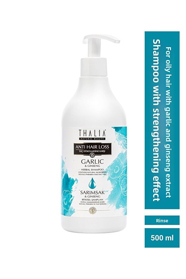 Strengthening Hair Care Shampoo with Garlic and Ginseng Extracts - 500 ml
