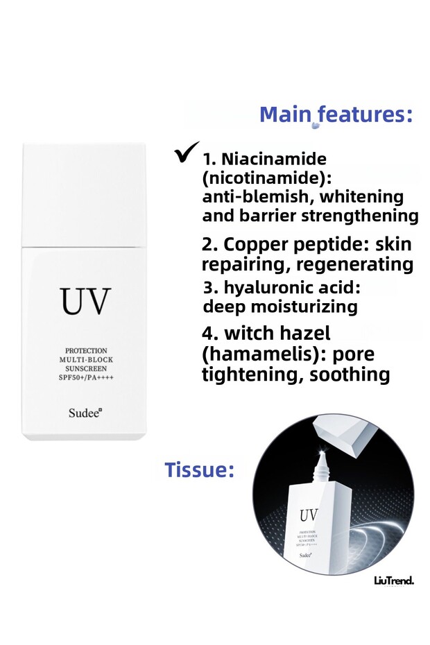 Multi-Block Sunscreen Spf 50+ / Pa++++ 50 ml Light Sunscreen for Radiance - 2