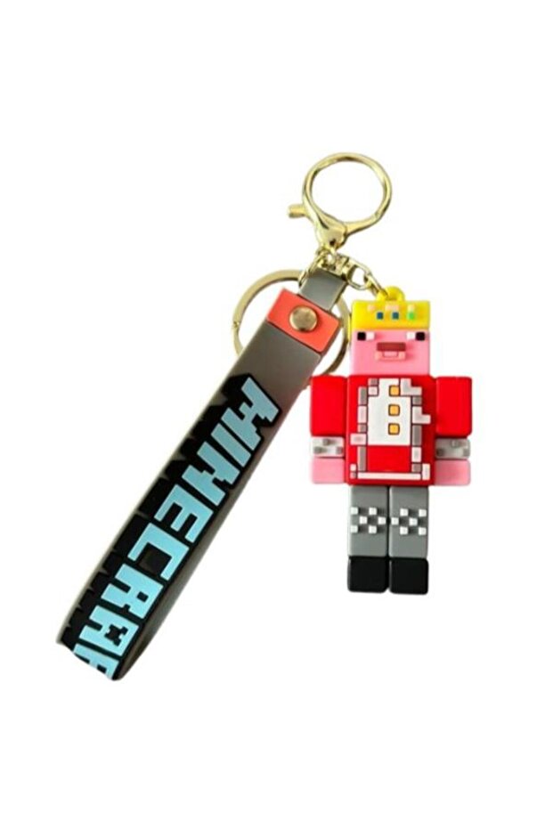 Minecraft figurine keychain, 5 cm, random pattern, multicolor - 4