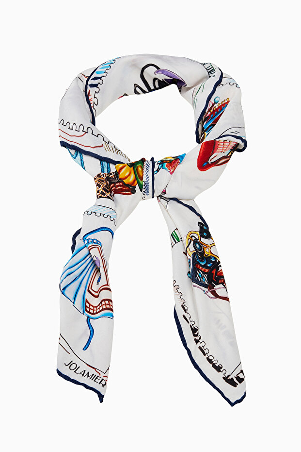 Eșarfă modal cu model ULYA - 4